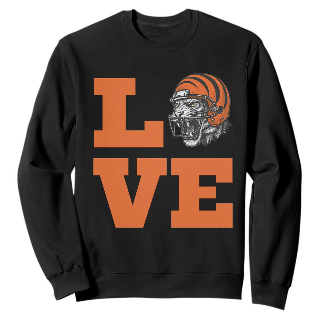 Midwest Football Pride Sweatshirt Game Day Gift TS12 Black Print Your Wear