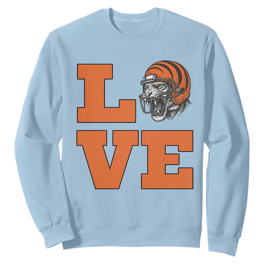 Midwest Football Pride Sweatshirt Game Day Gift TS12 Light Blue Print Your Wear