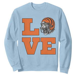 Midwest Football Pride Sweatshirt Game Day Gift TS12 Light Blue Print Your Wear