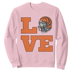 Midwest Football Pride Sweatshirt Game Day Gift TS12 Light Pink Print Your Wear