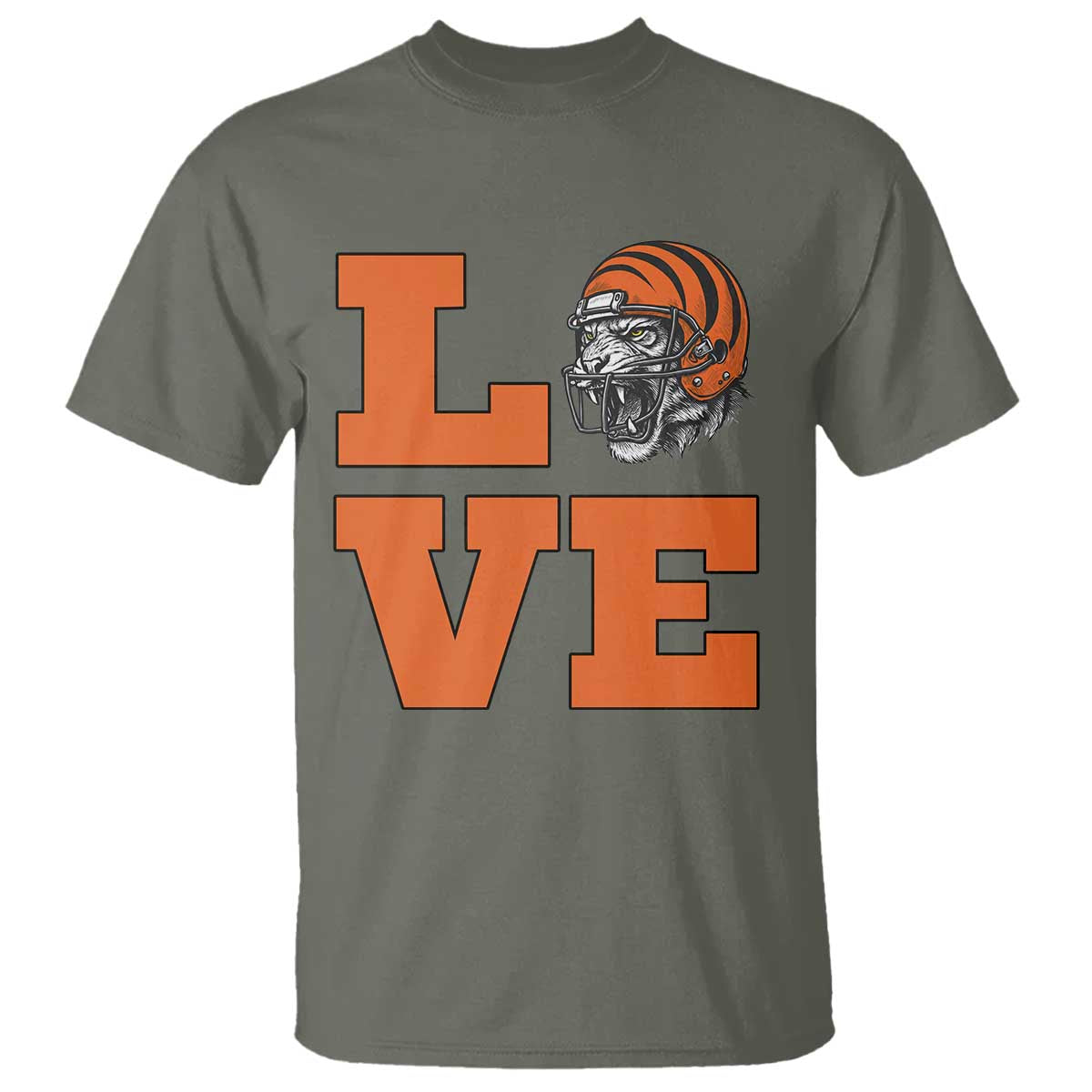 Midwest Football Pride T Shirt Game Day Gift TS12 Military Green Print Your Wear