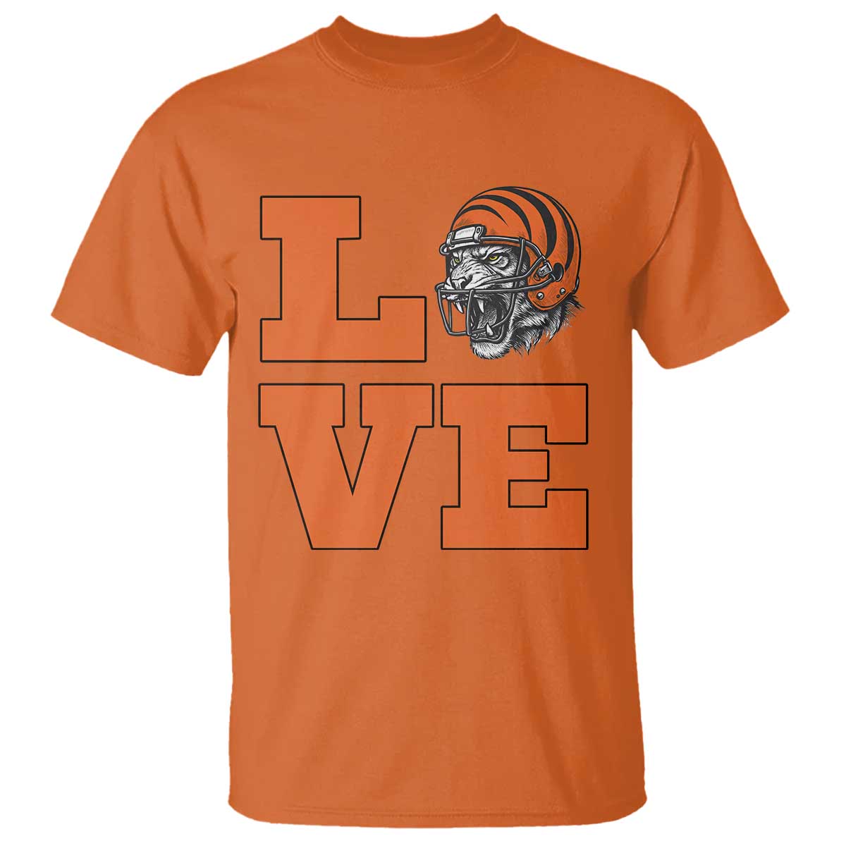 Midwest Football Pride T Shirt Game Day Gift TS12 Orange Print Your Wear