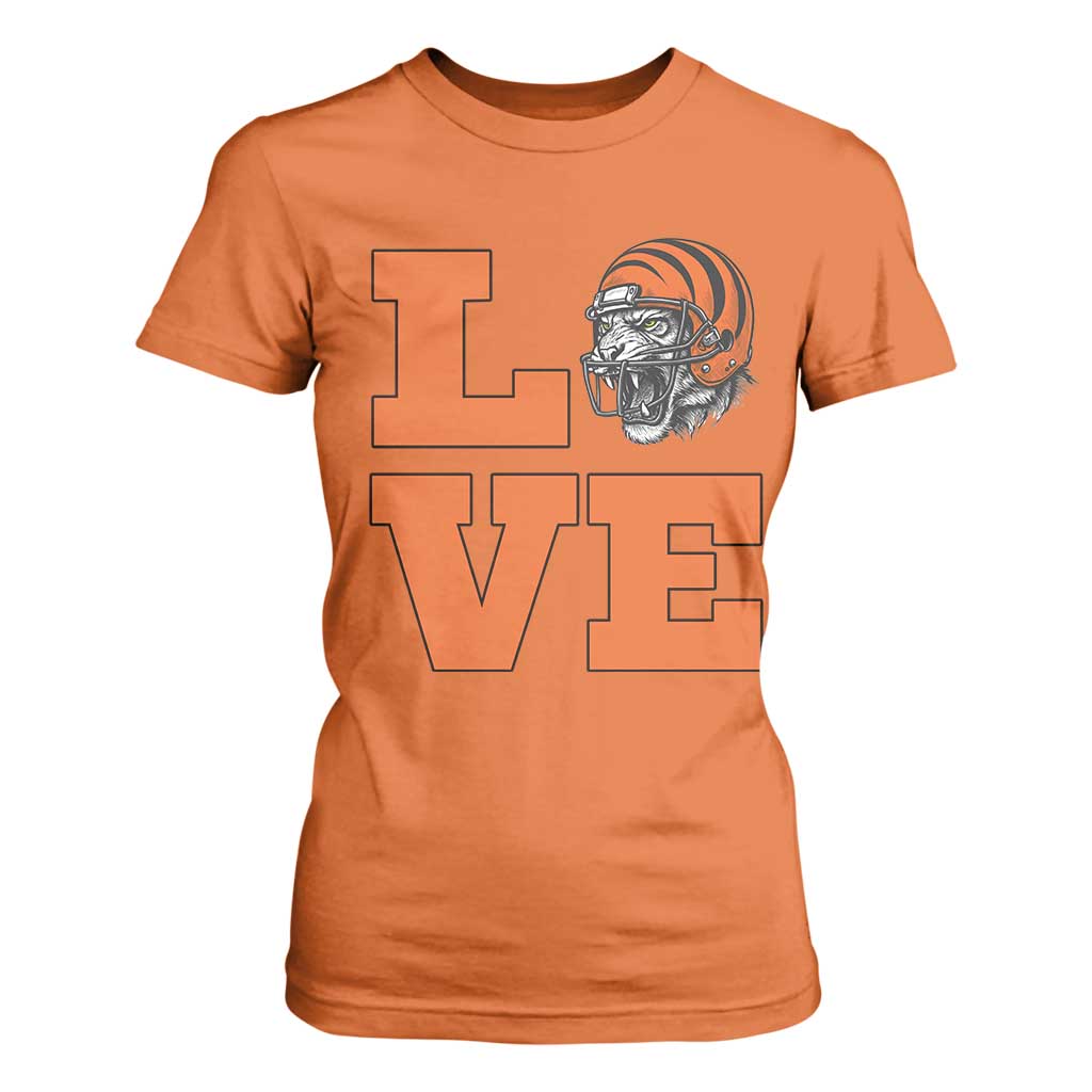 Midwest Football Pride T Shirt For Women Game Day Gift TS12 Orange Print Your Wear