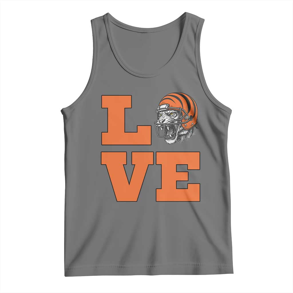 Midwest Football Pride Tank Top Game Day Gift TS12 Black Heather Print Your Wear