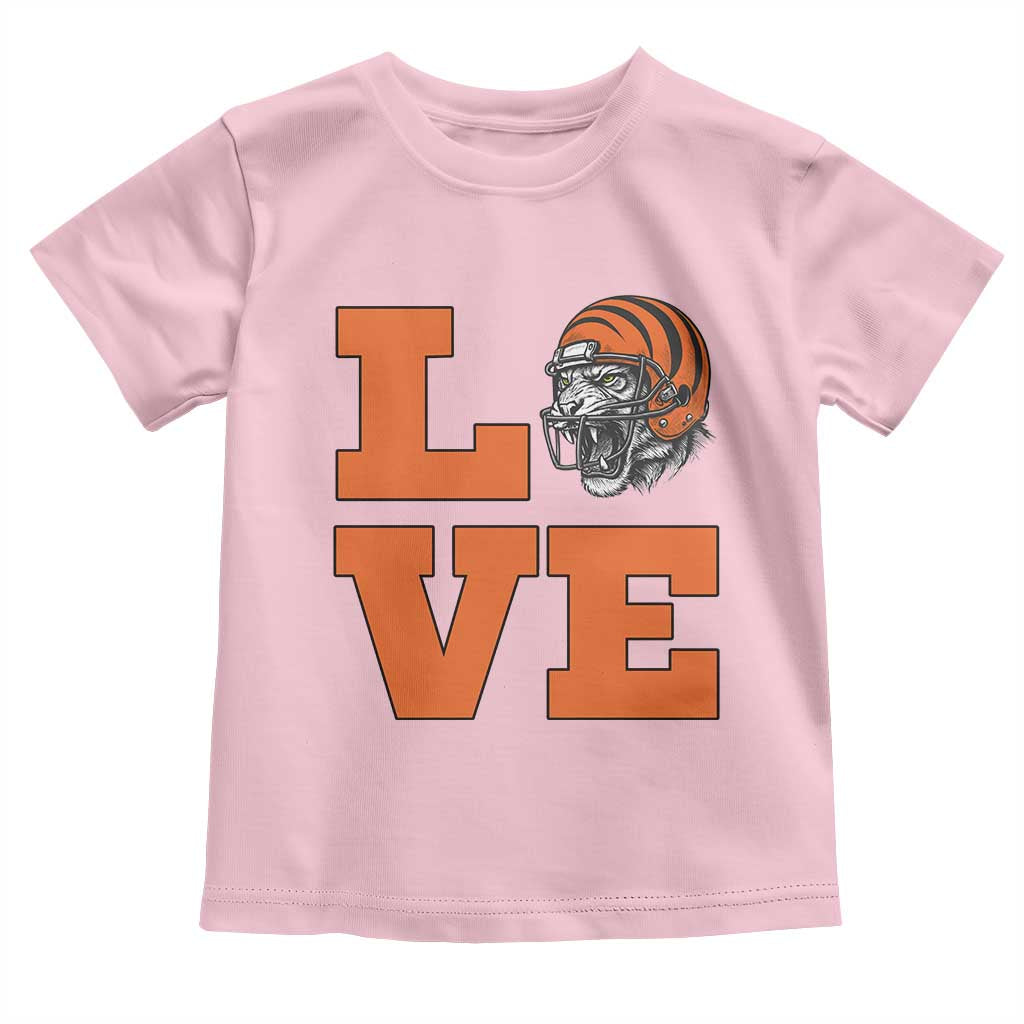 Midwest Football Pride Toddler T Shirt Game Day Gift TS12 Light Pink Print Your Wear