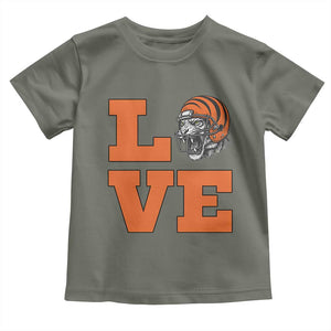 Midwest Football Pride Toddler T Shirt Game Day Gift TS12 Military Green Print Your Wear