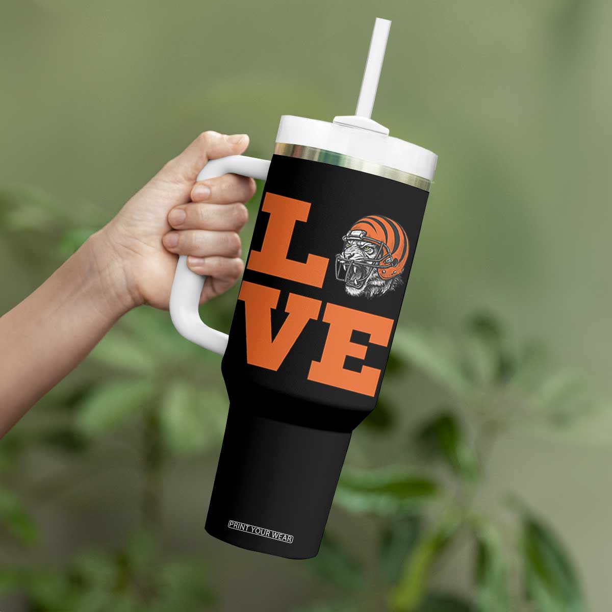 Midwest Football Pride Tumbler With Handle Game Day Gift TS12 Print Your Wear