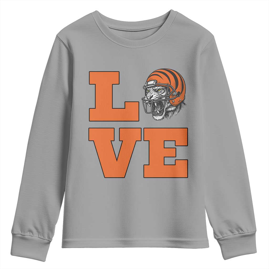 Midwest Football Pride Youth Sweatshirt Game Day Gift TS12 Sport Gray Print Your Wear