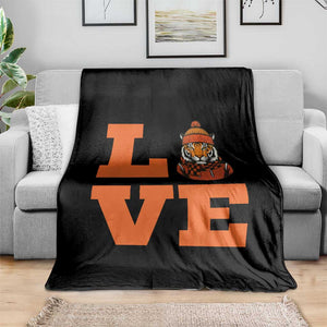 Midwest Tiger Football Pride Throw Blanket Funny Sport Lover Gift TS12 Print Your Wear