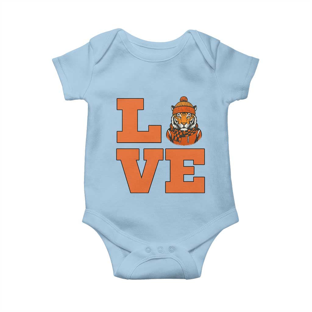 Midwest Tiger Football Pride Baby Onesie Funny Sport Lover Gift TS12 Light Blue Print Your Wear