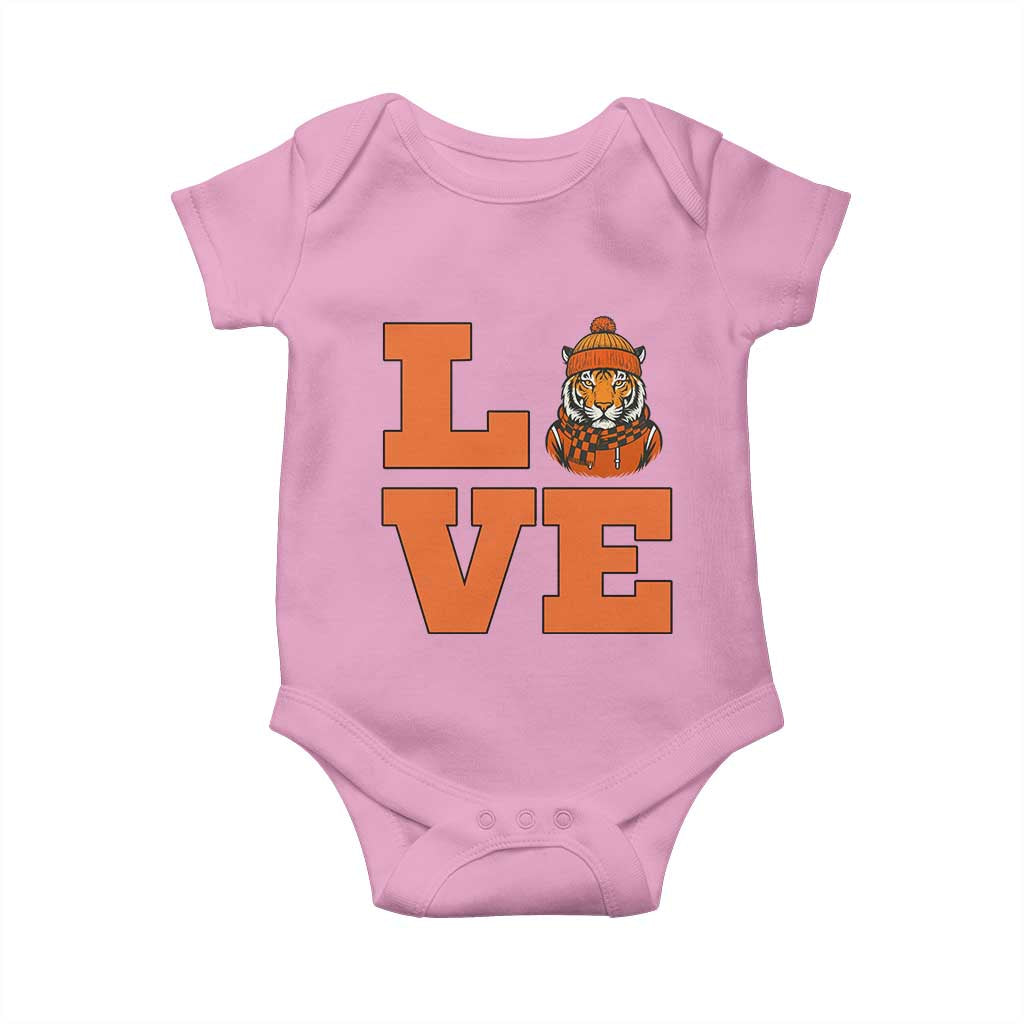 Midwest Tiger Football Pride Baby Onesie Funny Sport Lover Gift TS12 Light Pink Print Your Wear
