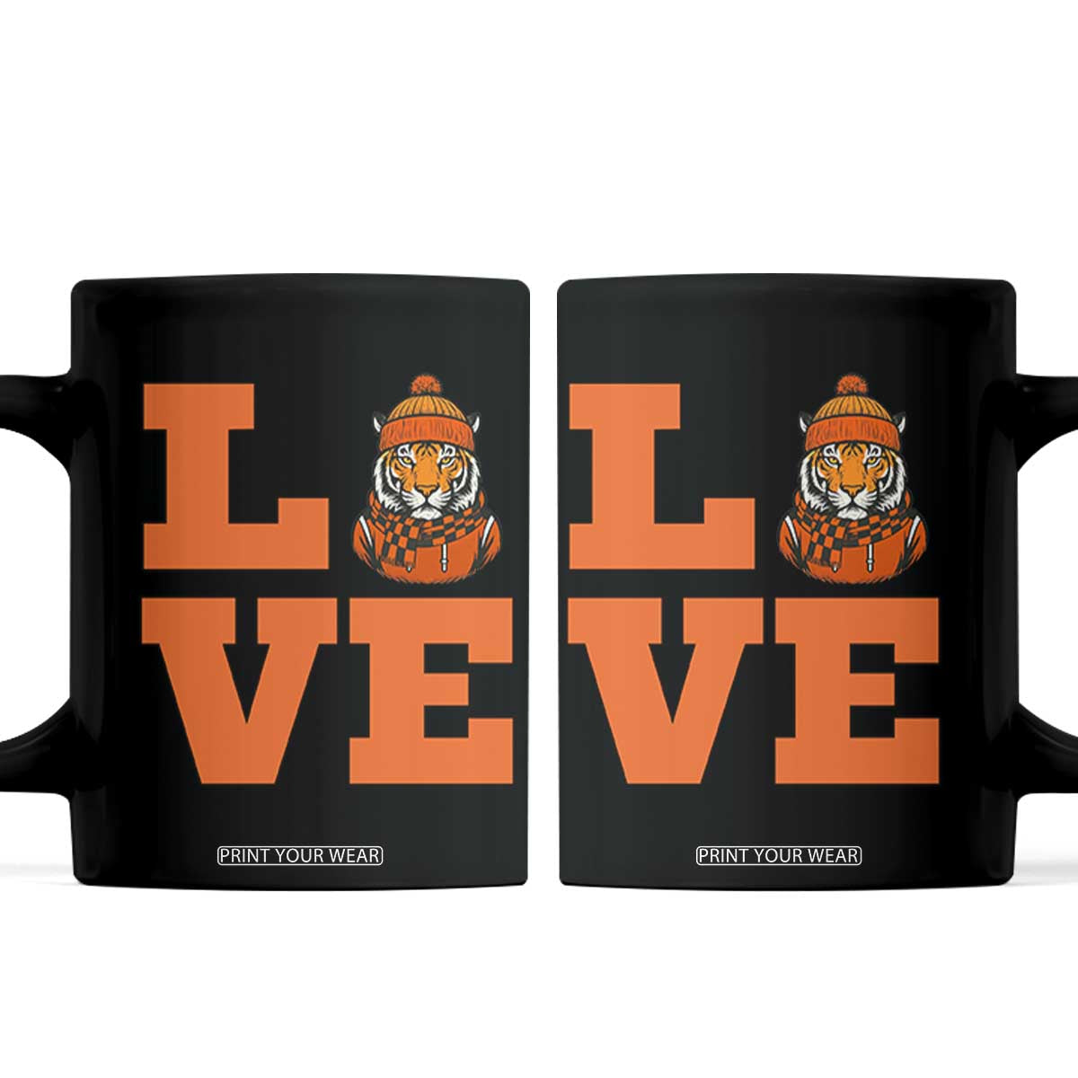 Midwest Tiger Football Pride Coffee Mug Funny Sport Lover Gift TS12 Black Print Your Wear