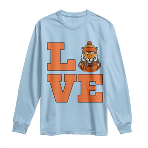 Midwest Tiger Football Pride Long Sleeve Shirt Funny Sport Lover Gift TS12 Light Blue Print Your Wear