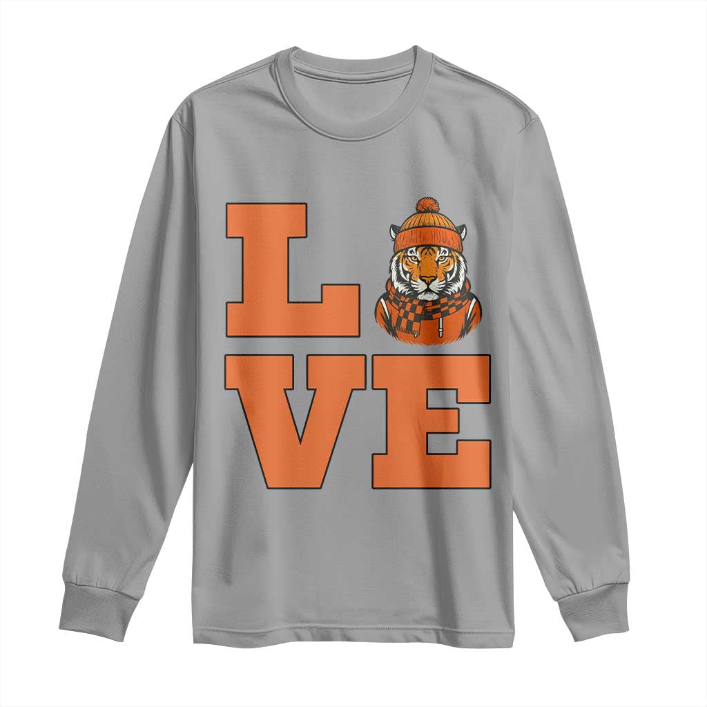 Midwest Tiger Football Pride Long Sleeve Shirt Funny Sport Lover Gift TS12 Sport Gray Print Your Wear