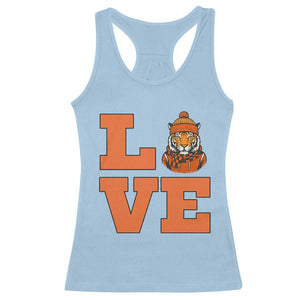 Midwest Tiger Football Pride Racerback Tank Top Funny Sport Lover Gift TS12 Light Blue Print Your Wear