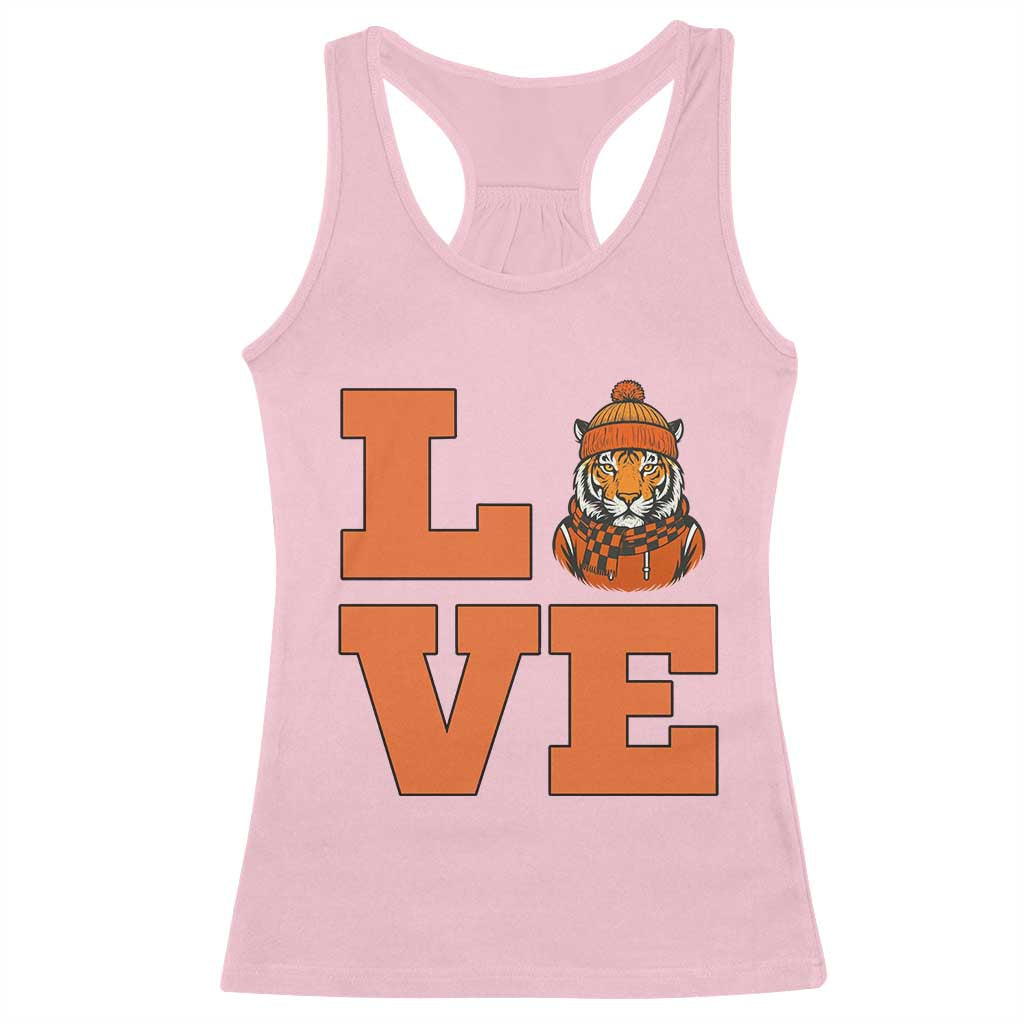 Midwest Tiger Football Pride Racerback Tank Top Funny Sport Lover Gift TS12 Light Pink Print Your Wear