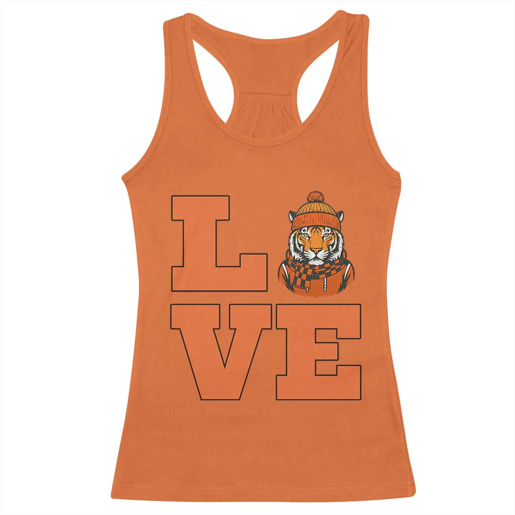 Midwest Tiger Football Pride Racerback Tank Top Funny Sport Lover Gift TS12 Orange Print Your Wear