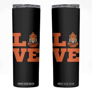 Midwest Tiger Football Pride Skinny Tumbler Funny Sport Lover Gift TS12 Black Print Your Wear