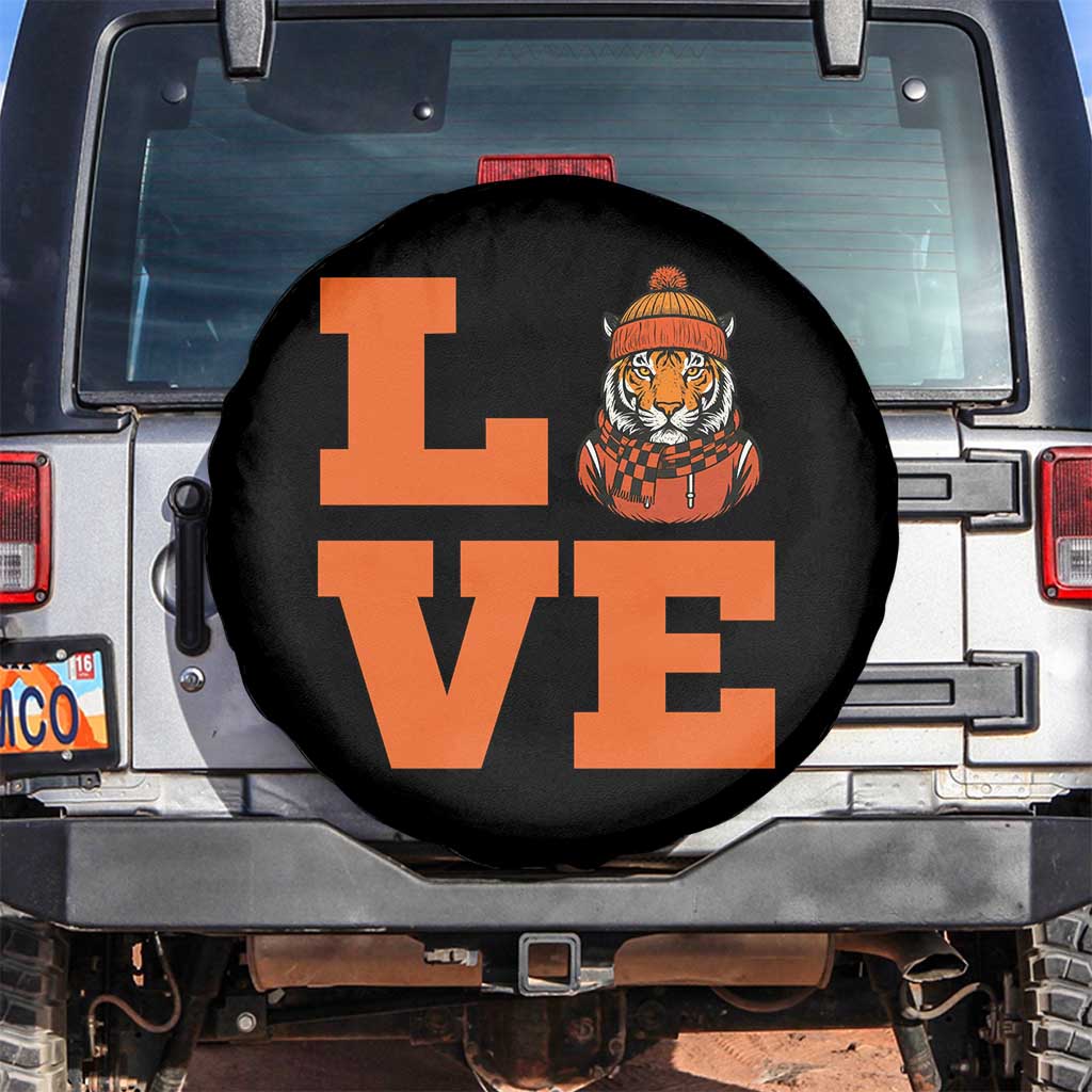 Midwest Tiger Football Pride Spare Tire Cover Funny Sport Lover Gift TS12 No hole Black Print Your Wear
