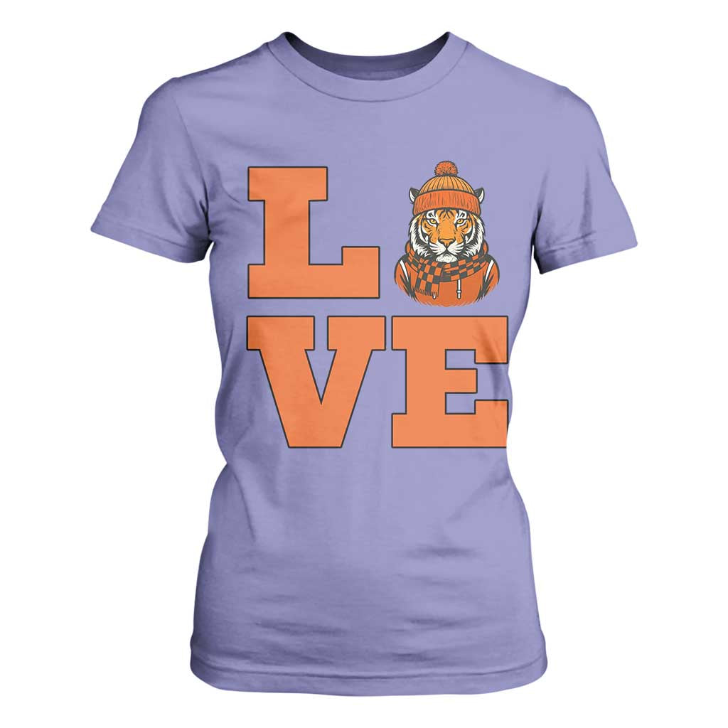 Midwest Tiger Football Pride T Shirt For Women Funny Sport Lover Gift TS12 Violet Print Your Wear