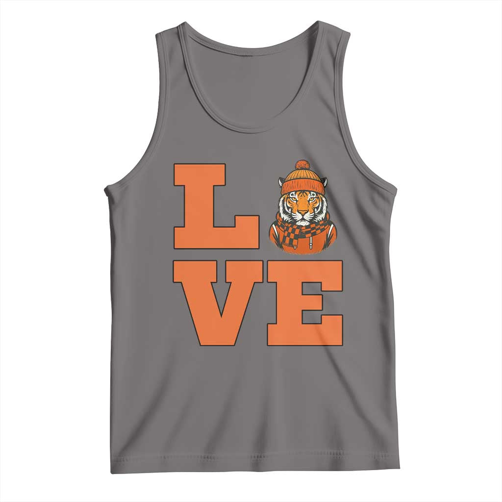 Midwest Tiger Football Pride Tank Top Funny Sport Lover Gift TS12 Deep Heather Print Your Wear