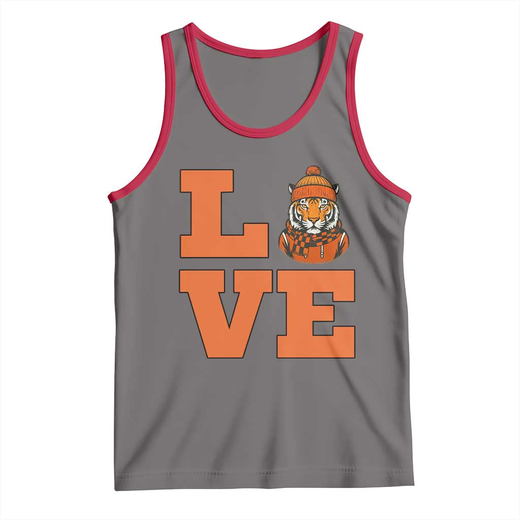 Midwest Tiger Football Pride Tank Top Funny Sport Lover Gift TS12 Deep Heather Red Print Your Wear