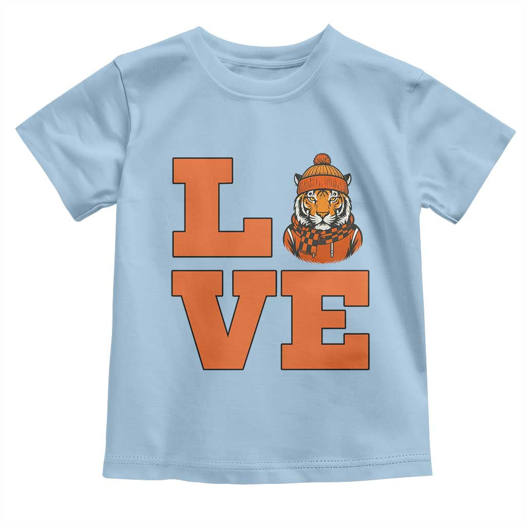 Midwest Tiger Football Pride Toddler T Shirt Funny Sport Lover Gift TS12 Light Blue Print Your Wear