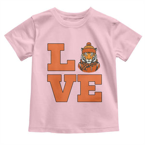Midwest Tiger Football Pride Toddler T Shirt Funny Sport Lover Gift TS12 Light Pink Print Your Wear