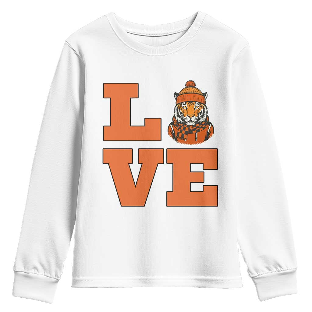 Midwest Tiger Football Pride Youth Sweatshirt Funny Sport Lover Gift TS12 White Print Your Wear