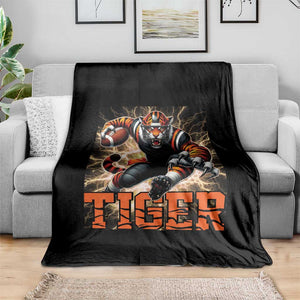Lightning Tiger Lover Throw Blanket Sport Lover Gift TS12 Print Your Wear