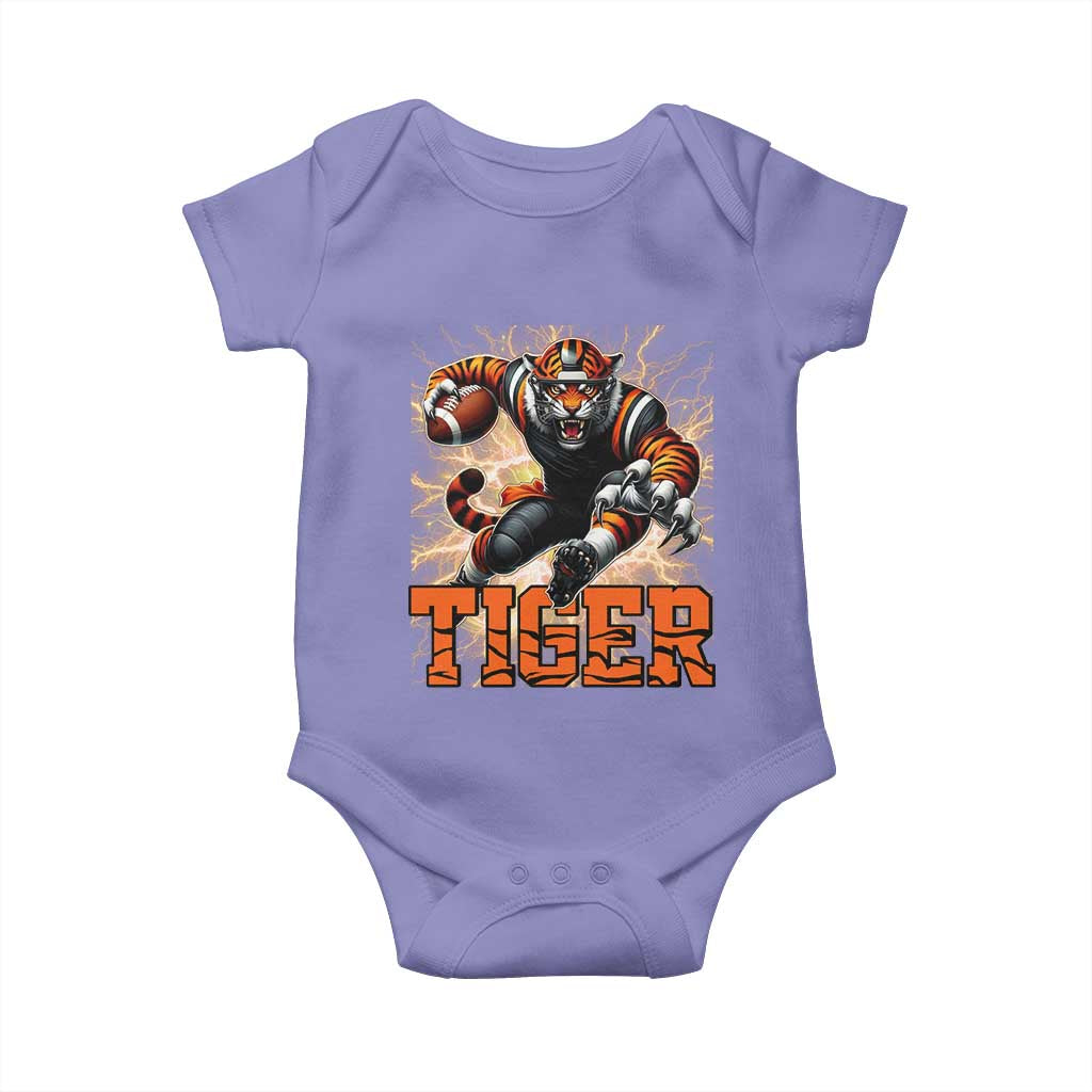 Lightning Tiger Lover Baby Onesie Sport Lover Gift TS12 Violet Print Your Wear
