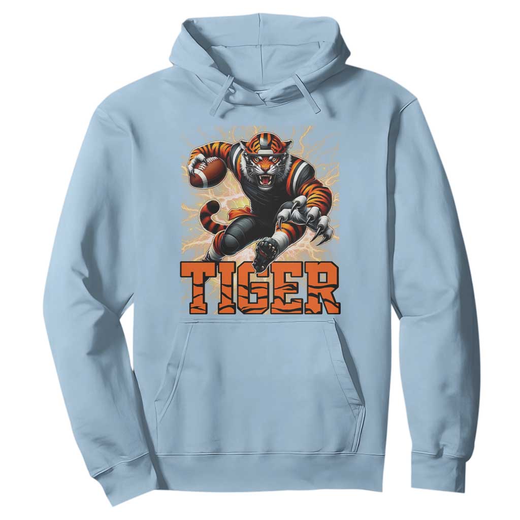 Lightning Tiger Lover Hoodie Sport Lover Gift TS12 Light Blue Print Your Wear
