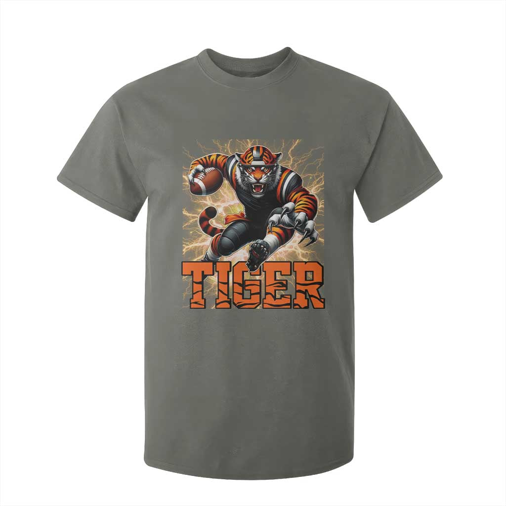 Lightning Tiger Lover T Shirt For Kid Sport Lover Gift TS12 Military Green Print Your Wear