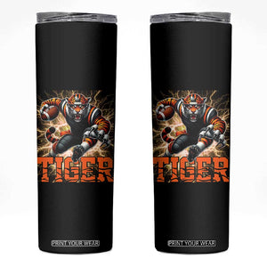 Lightning Tiger Lover Skinny Tumbler Sport Lover Gift TS12 Black Print Your Wear