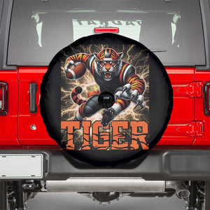 Lightning Tiger Lover Spare Tire Cover Sport Lover Gift TS12 Black Print Your Wear
