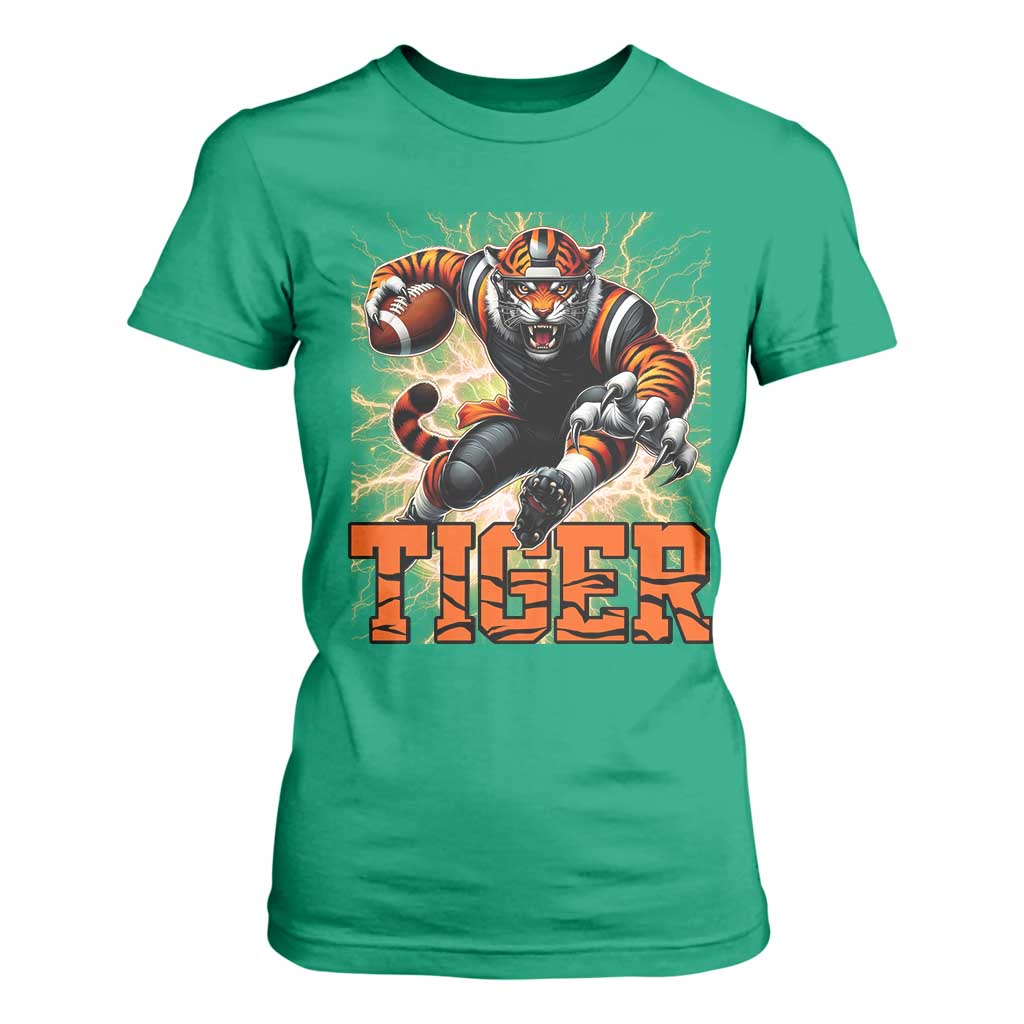 Lightning Tiger Lover T Shirt For Women Sport Lover Gift TS12 Irish Green Print Your Wear