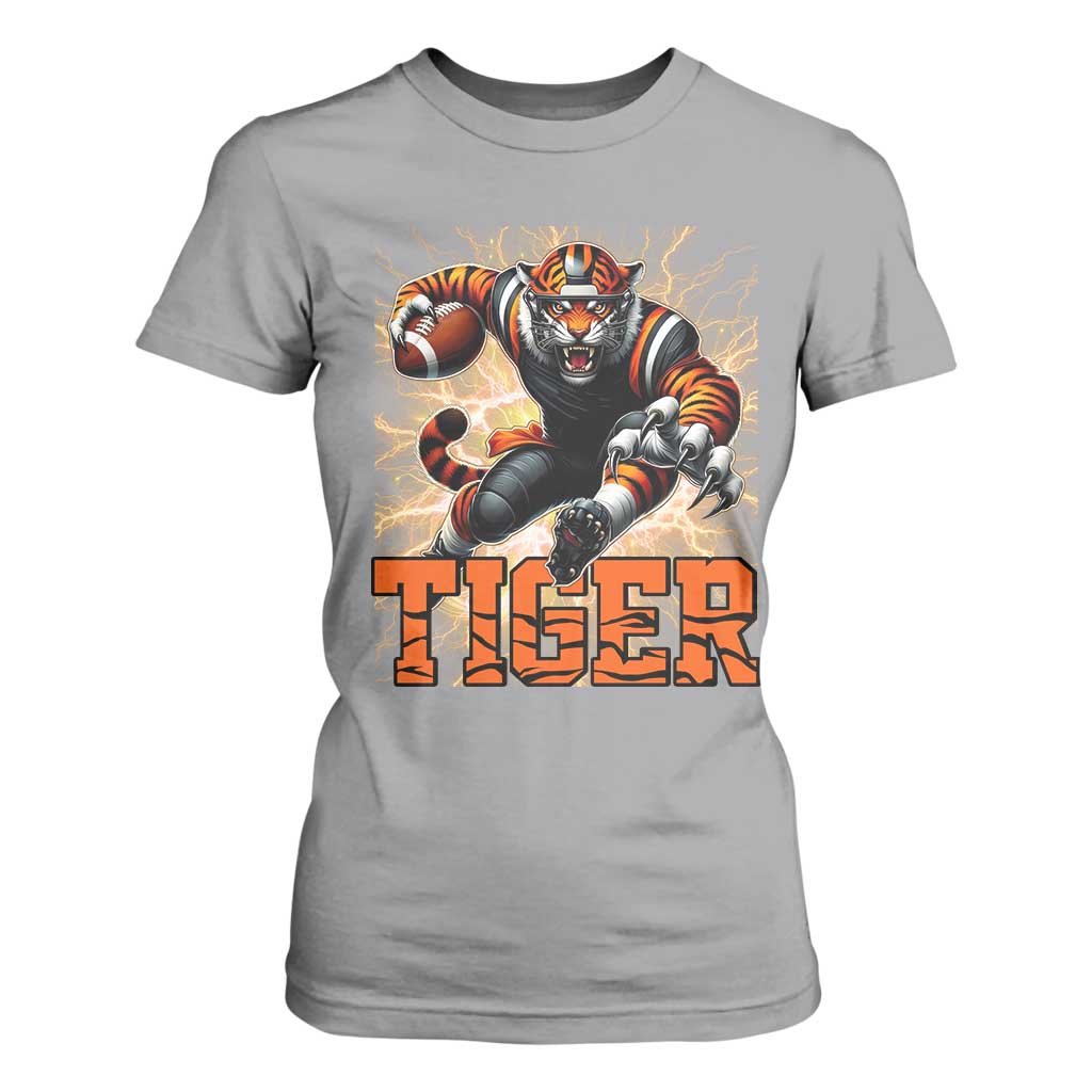 Lightning Tiger Lover T Shirt For Women Sport Lover Gift TS12 Sport Gray Print Your Wear