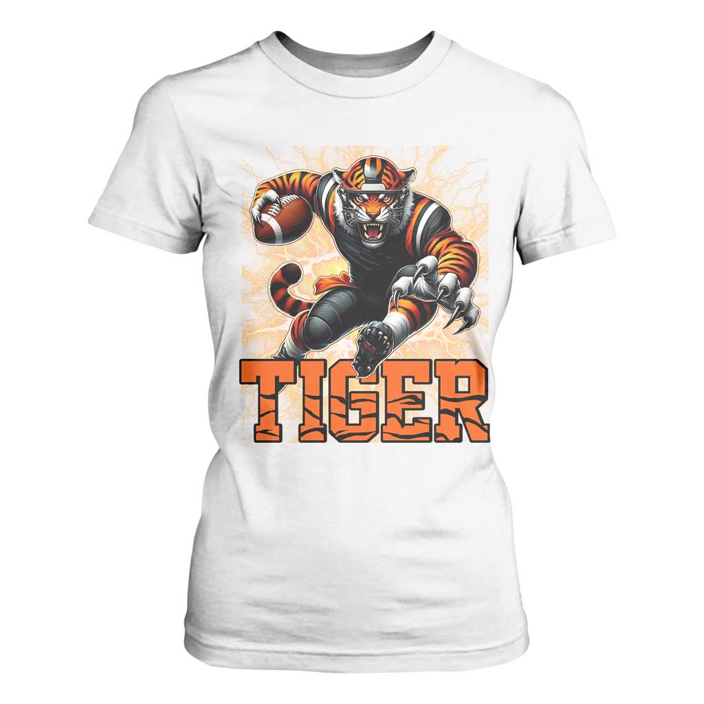 Lightning Tiger Lover T Shirt For Women Sport Lover Gift TS12 White Print Your Wear