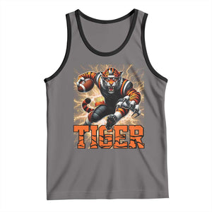 Lightning Tiger Lover Tank Top Sport Lover Gift TS12 Deep Heather Black Print Your Wear