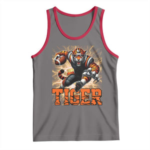 Lightning Tiger Lover Tank Top Sport Lover Gift TS12 Deep Heather Red Print Your Wear