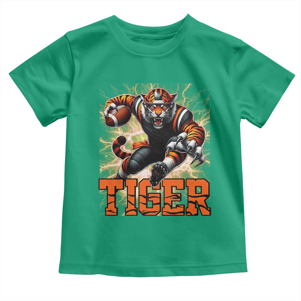 Lightning Tiger Lover Toddler T Shirt Sport Lover Gift TS12 Irish Green Print Your Wear