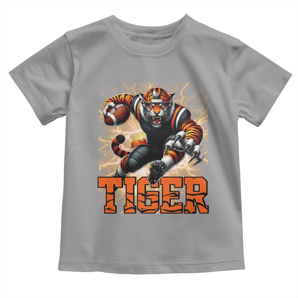 Lightning Tiger Lover Toddler T Shirt Sport Lover Gift TS12 Sport Gray Print Your Wear