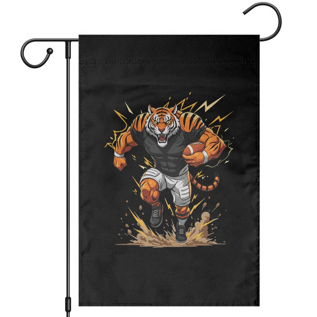 Tiger Football Lover Garden Flag Midwest Game Day Lifestyle TS12 Black Print Your Wear