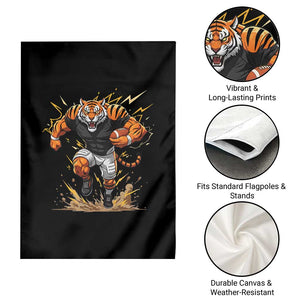 Tiger Football Lover Garden Flag Midwest Game Day Lifestyle TS12 Print Your Wear