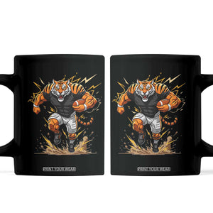 Tiger Football Lover Coffee Mug Midwest Game Day Lifestyle TS12 Black Print Your Wear