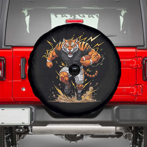 Tiger Football Lover Spare Tire Cover Midwest Game Day Lifestyle TS12 Black Print Your Wear