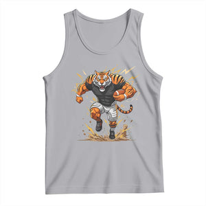 Tiger Football Lover Tank Top Midwest Game Day Lifestyle TS12 Athletic Heather Print Your Wear