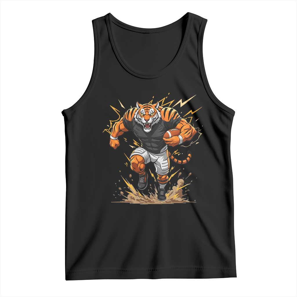 Tiger Football Lover Tank Top Midwest Game Day Lifestyle TS12 Black Print Your Wear