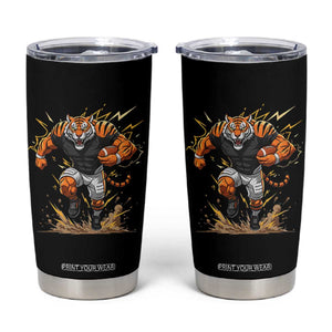 Tiger Football Lover Tumbler Cup Midwest Game Day Lifestyle TS12 Black Print Your Wear