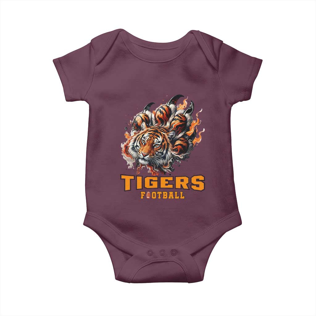 Funny BFT Baby Onesie Football Player Gift TS12 Maroon Print Your Wear